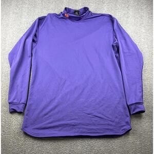 Nike Team Purple Long‎ Sleeve Activewear Shirt Size 2XL